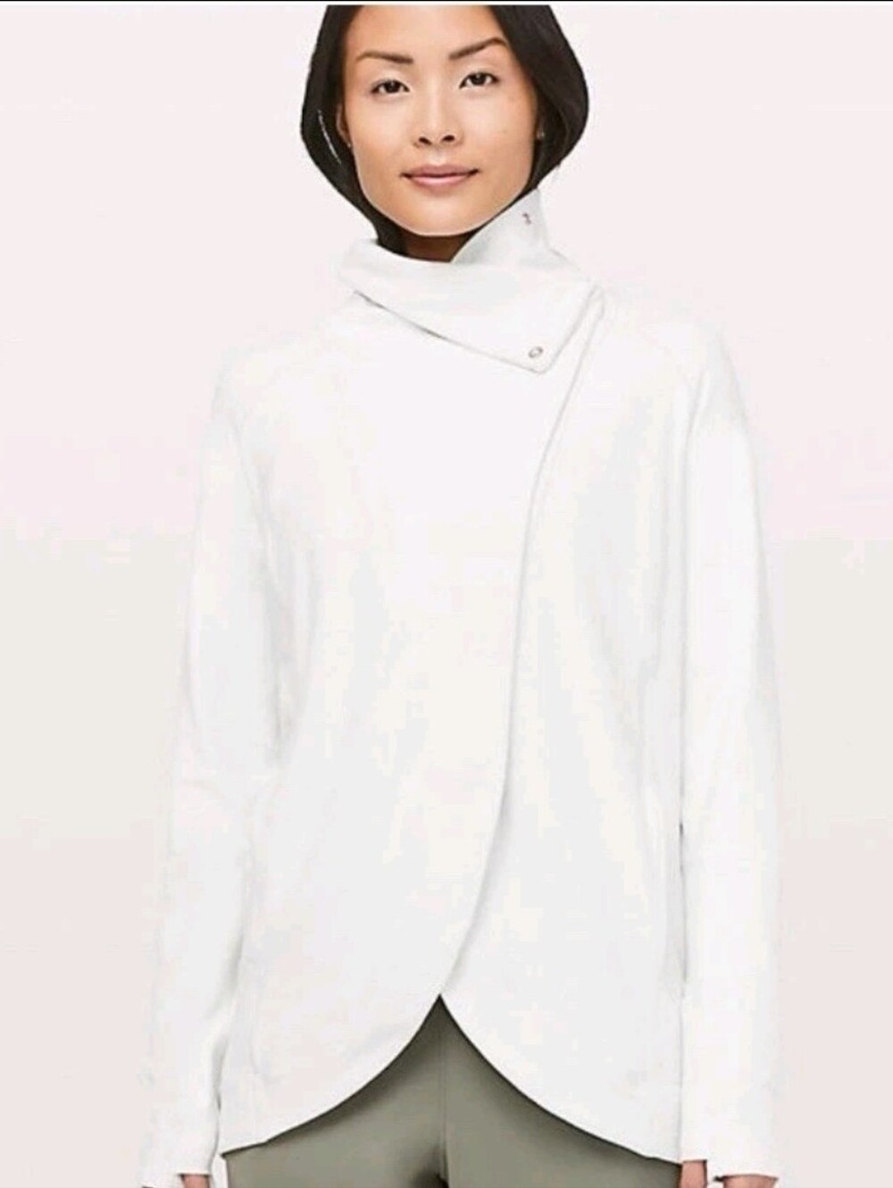 Lululemon Rulu Rally Wrap Heathered Ocean Mist Size 8 - Picture 5 of 8